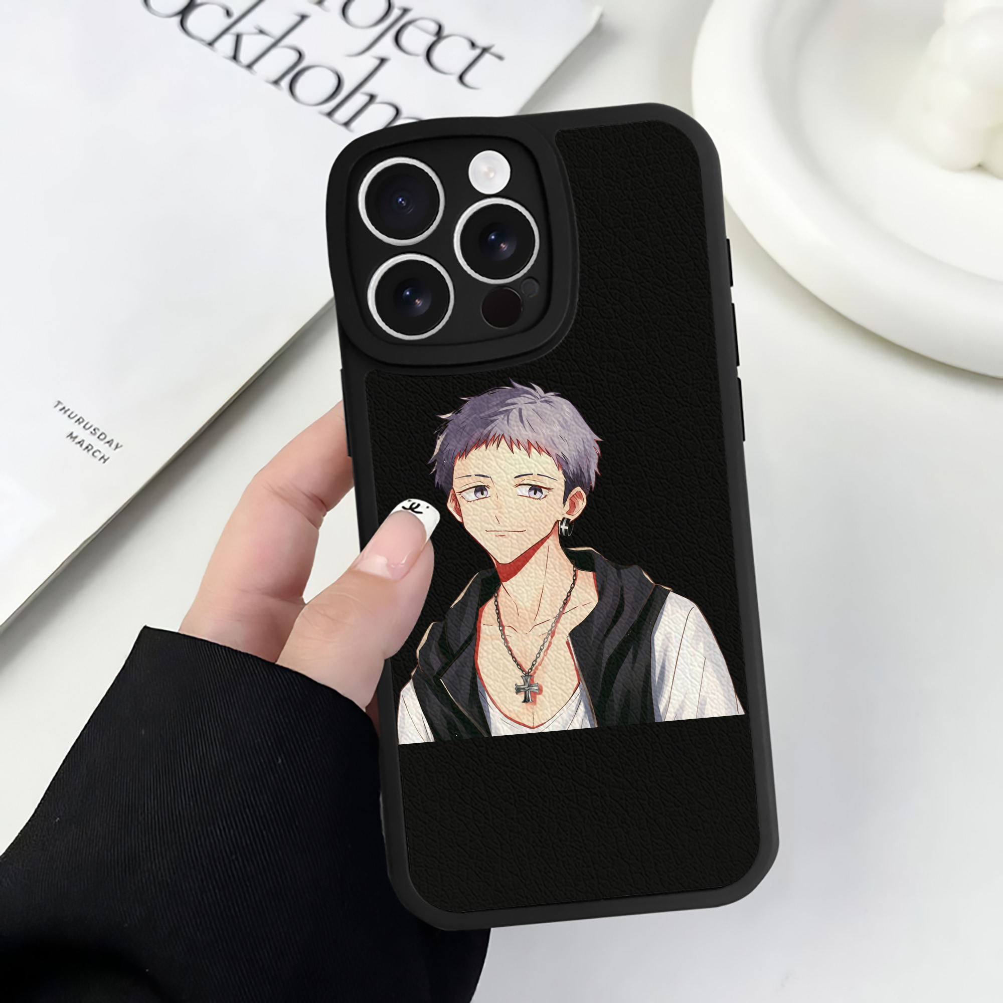 （画像用） 東京リベンジャーズ Tokyo Revengers 【iPhone 16シリーズ対応】シリコンスマホケース（レザー調） 材質：シリコン
